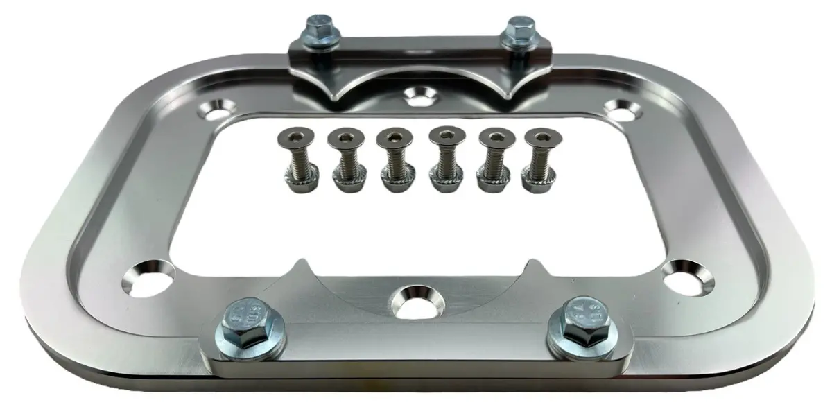 Fits Optima 34/78 Billet Aluminum Battery Hold Down Bolt On Tray Clear Anodized 1