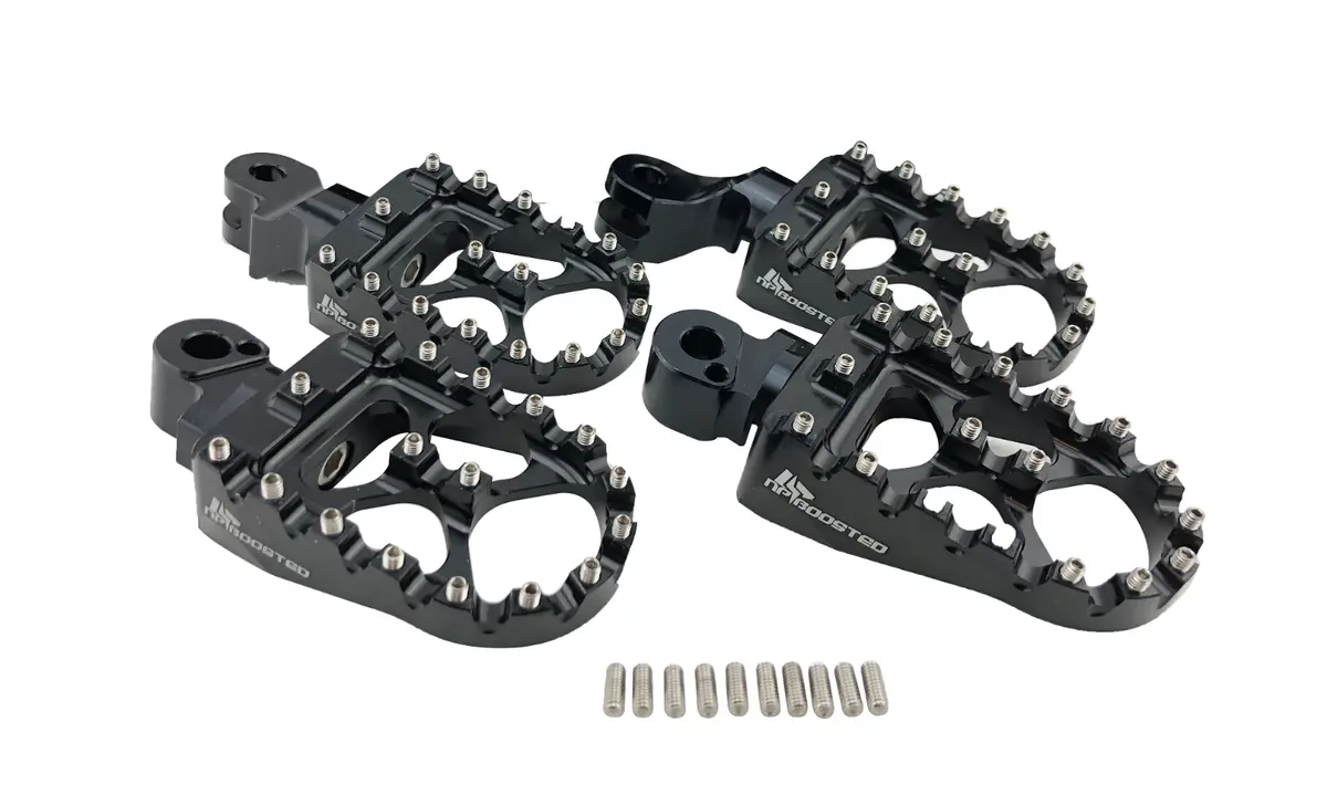 Triumph Bonneville Speedmaster Adventurer Legend Bobber Wide Foot Pegs Mx Style 1
