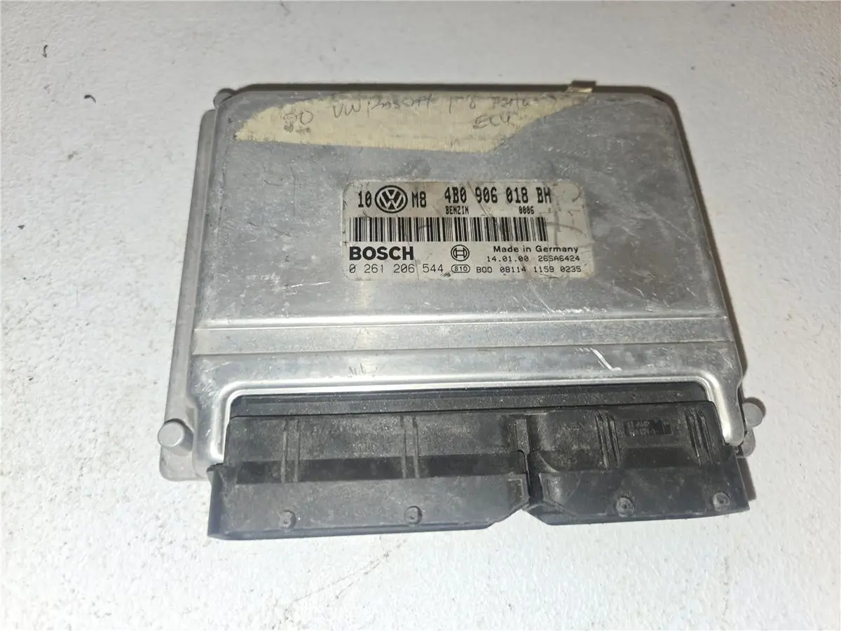 2000 - 2002 Audi A4 Engine Control Module Ecm 1.8L 4B0 906 018 Bh Oem 1