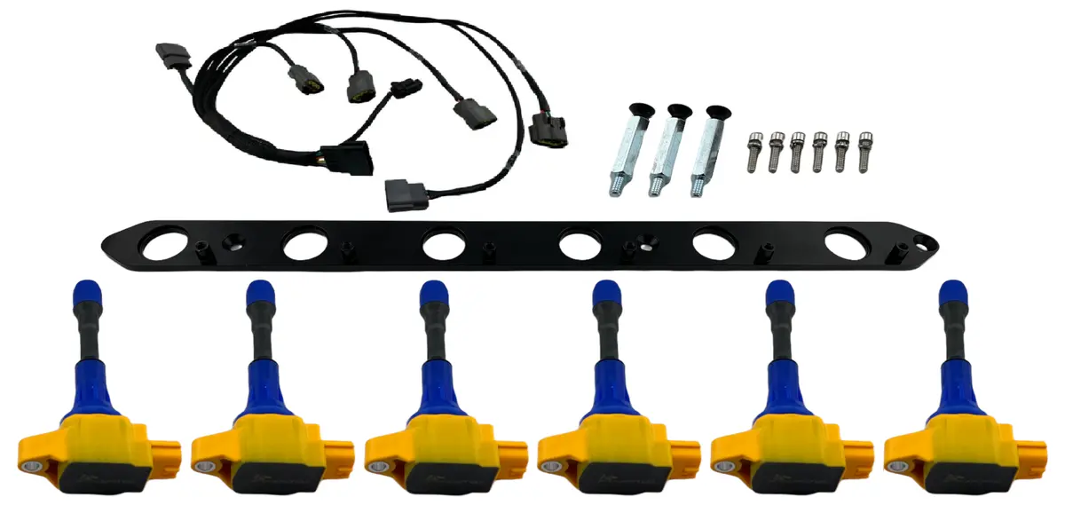 6 Coils Conversion Fits Vr38dett R35 Gtr To R33 S1 Gt-R Rb26dett 2.6L Twin Turbo 1