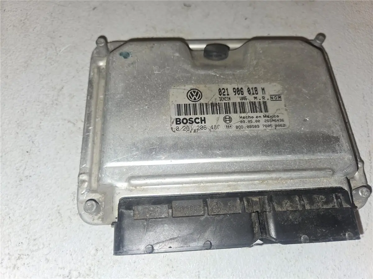 1999 - 2002 Vw Jetta Golf 2.8 Mt Ecu Ecm Engine Control Module 021 906 018 M Oem 1