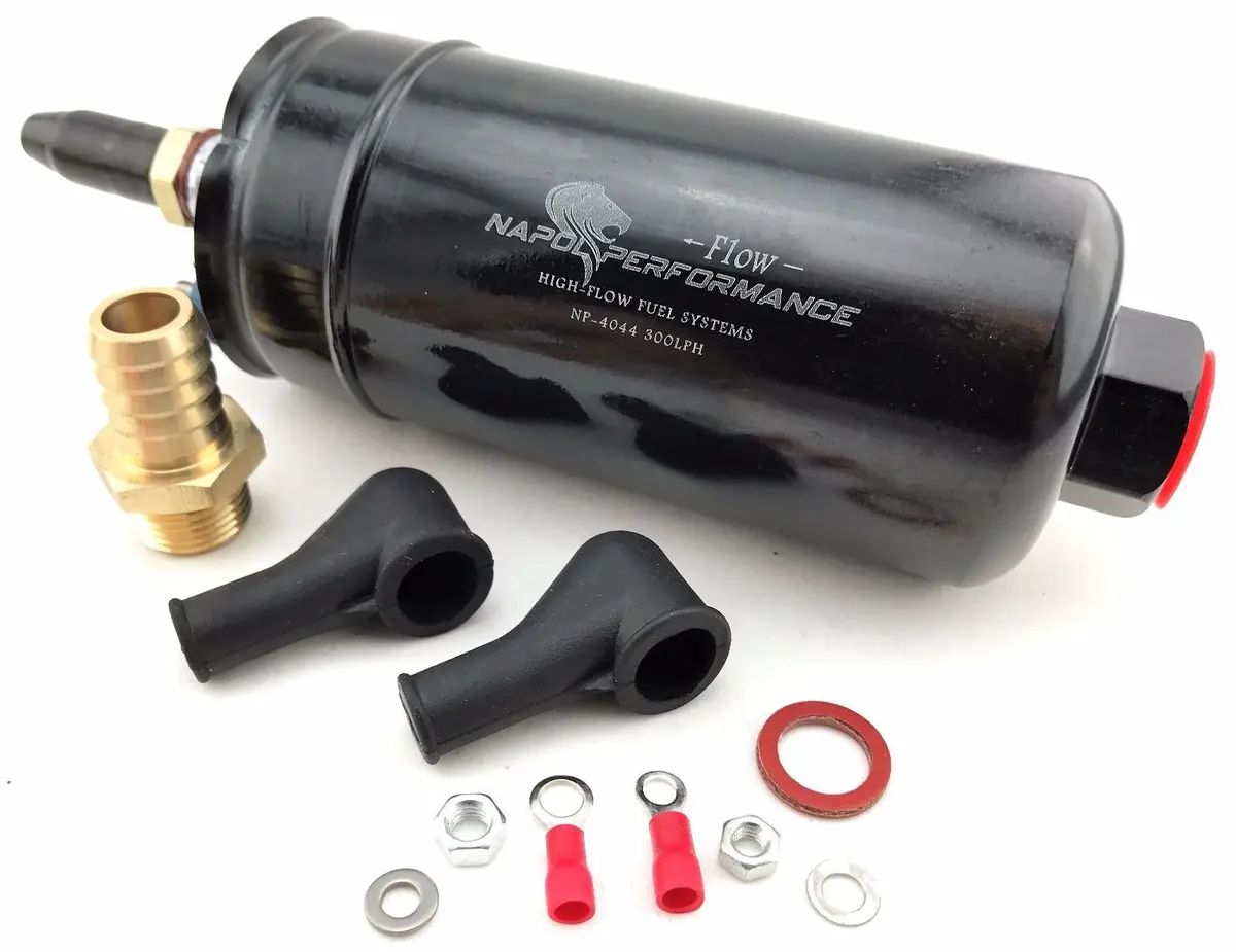300Lph Fuel Pump Universal External Inline Replaces Bosch 044 0580254044 650Hp 1