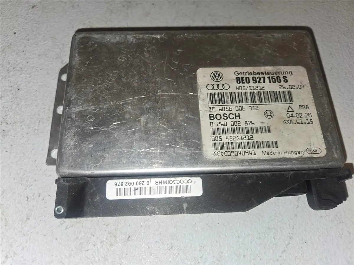 2004-2005 Audi A4 1.8T B6 Transmission Control Module Tcm Tcu 8E0 927 156 S Oem 1