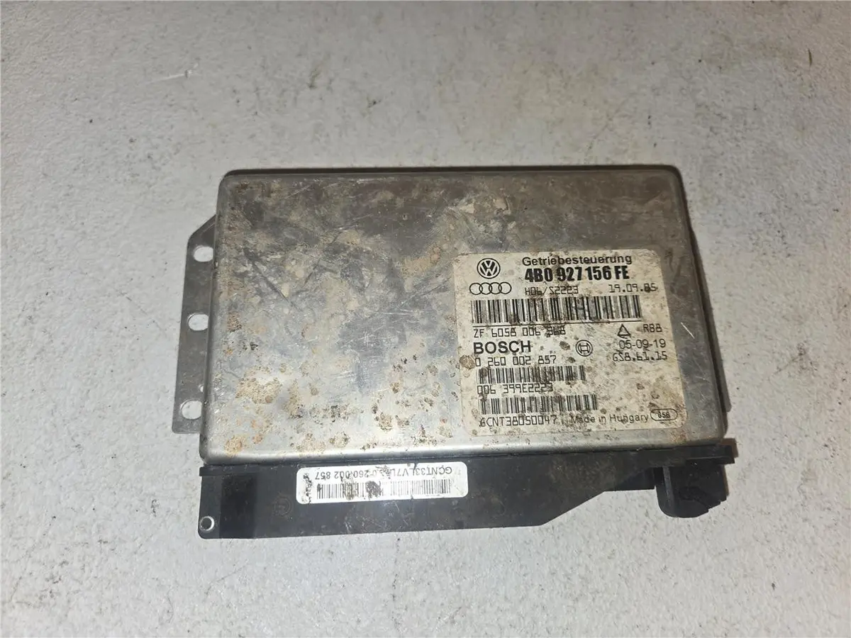 2002 - 2004 Audi A6 2.7 Biturbo Transmission Control Module 4B0 927 156 Fe Oem 1