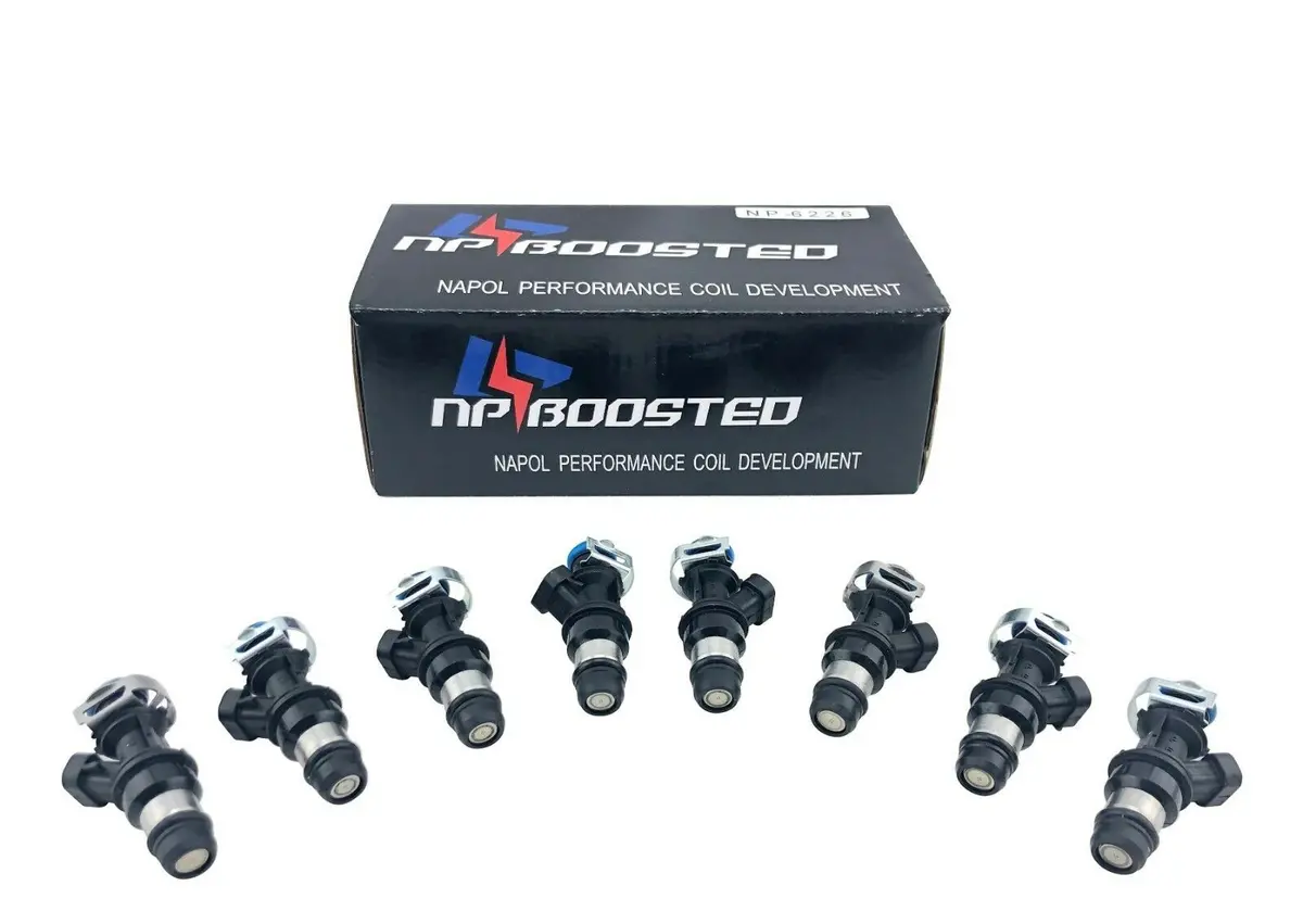 8 Pcs 4 Hole Performance Fuel Injectors For Chevy Cadillac Gm V8 4.8L 5.3L 6.0L 1