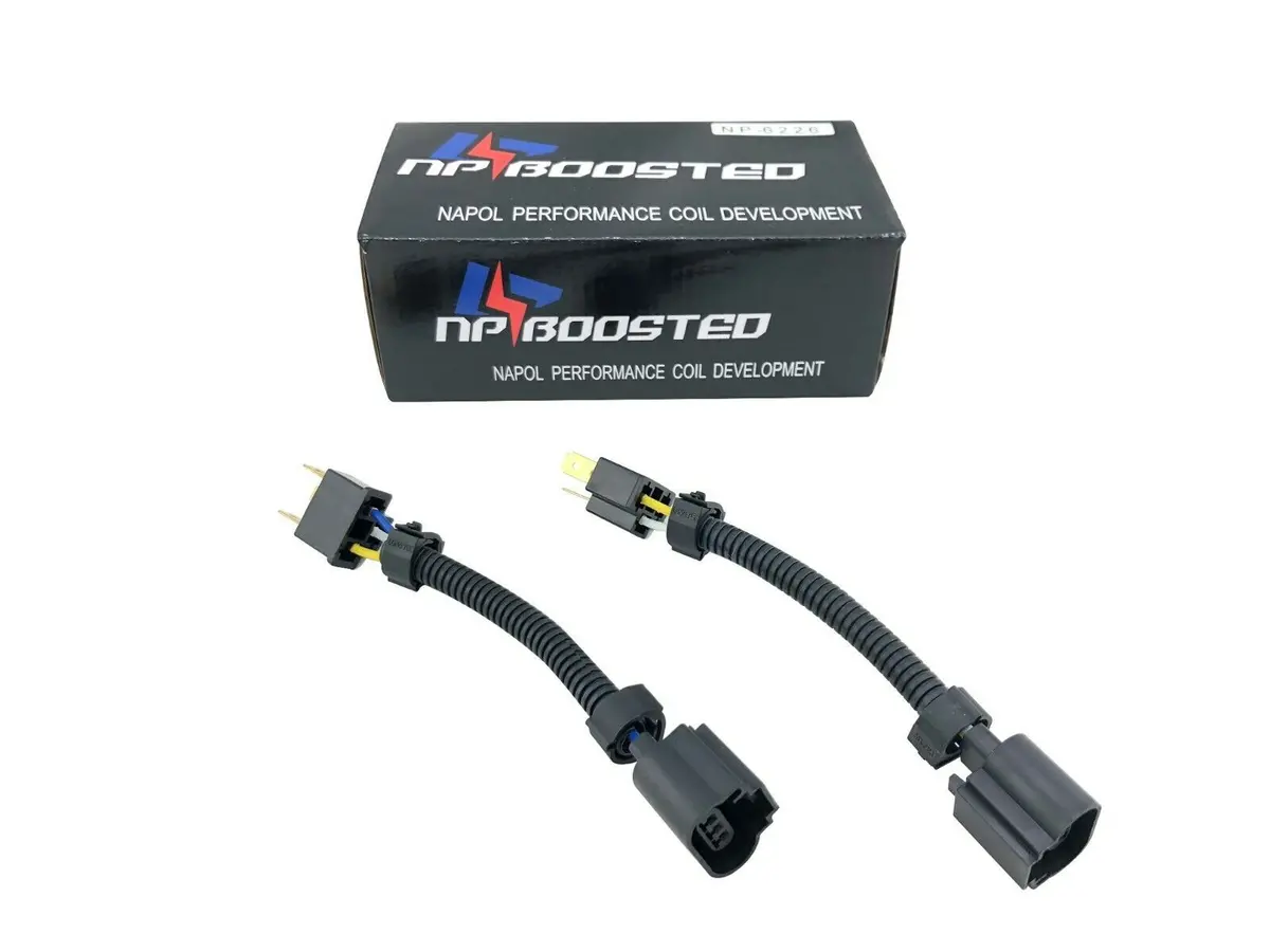 H4 9003 Male To H13 9008 Female Headlight Conversion Kit Wire Harness Pigtails 1