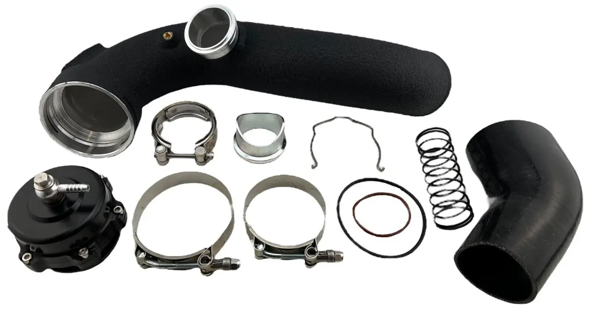 Upgraded Charge Pipe For 335D Coolant Tank Relocation 07-13 N54 N55 1M 135I 335I 1