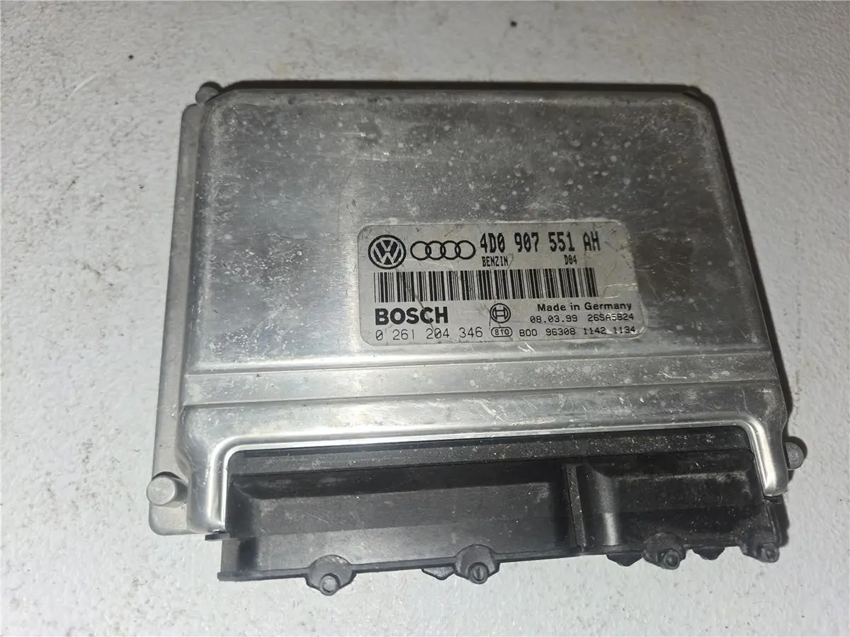 99 - 00 Volkswagen Passat 2.8L Engine Computer Module Ecm Ecu 4D0 907 551 Ah Oem 1
