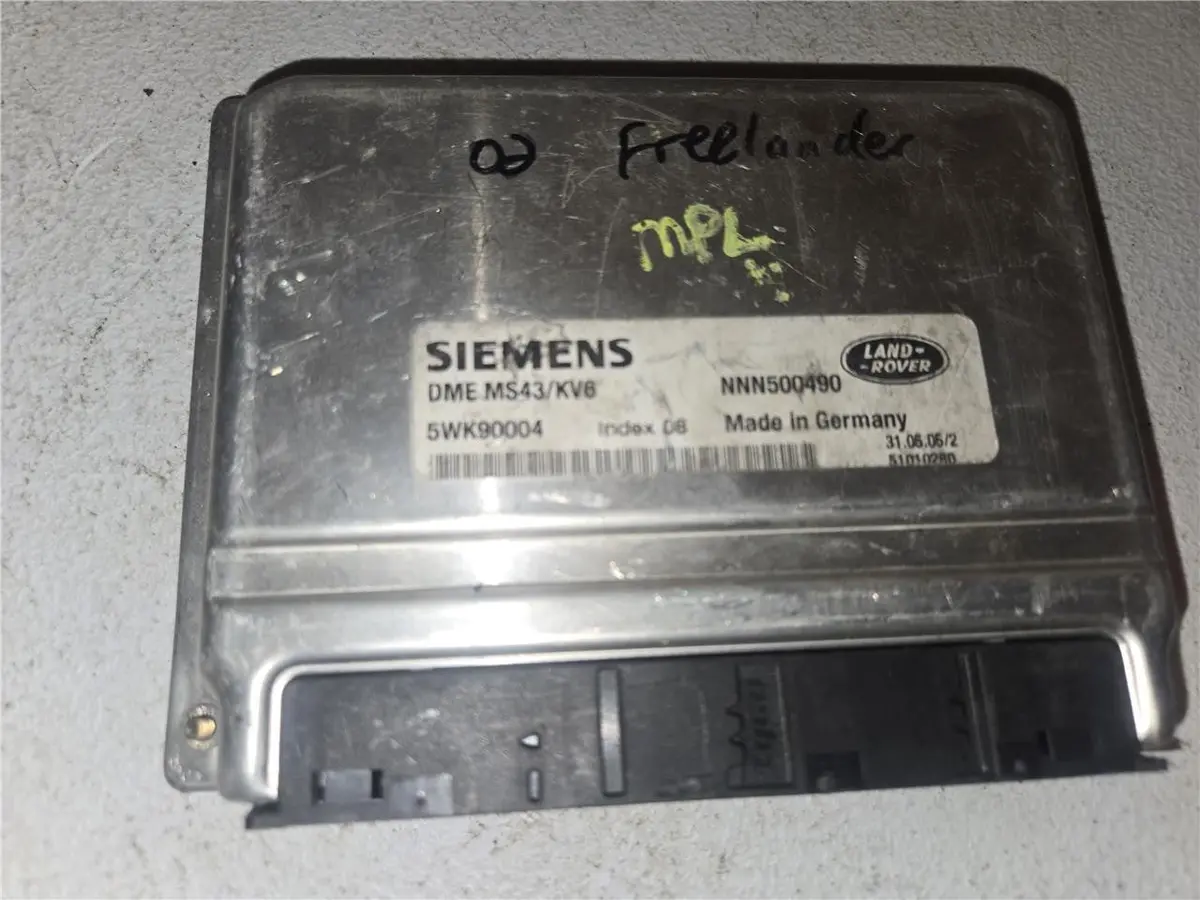 2002 - 2005 Land Rover Freelander Engine Ecm Control Module Fits  Nnn500490 Oem 1