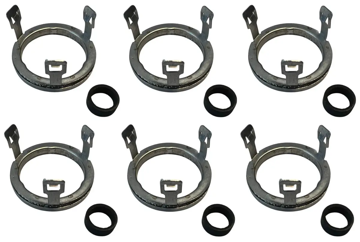 6 Pc Fuel Injector Decoupler + Seals For 13538651060 13537564751 N43 N53 N54 N56 1