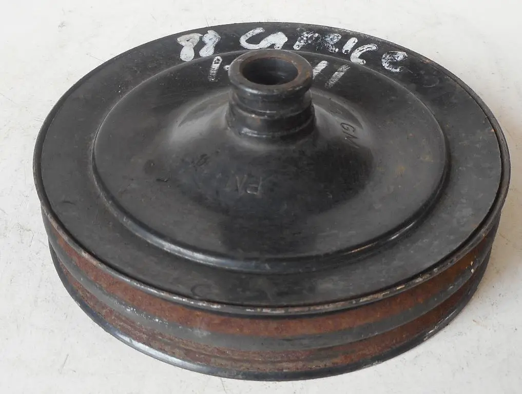 Ps Pump Pulley ,2 Groove Used 75-87 Chevy 1