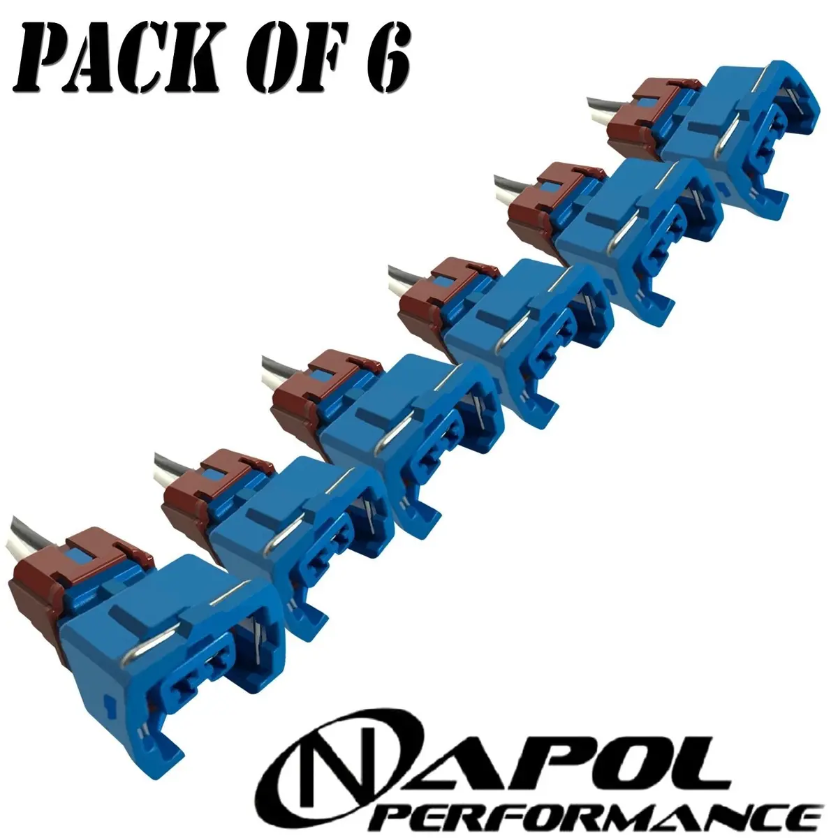 300Zx 90-94 Tt 90-92 3.0 Na Fuel Injector Connector Clips Pigtail Harness Maxima 1