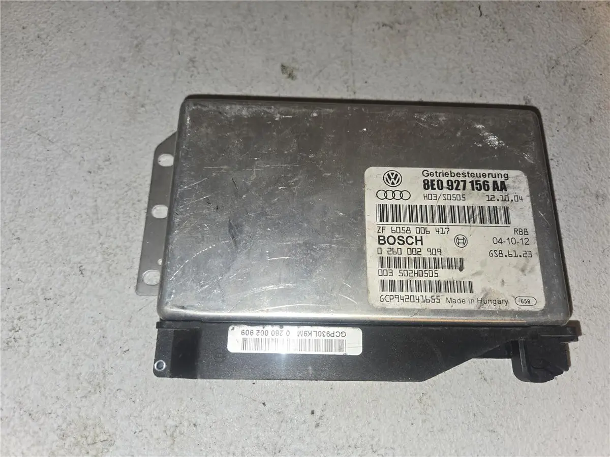 2004 Audi A4 1.8 Turbo A/T Tcm Tcu Transmission Control Unit 8E0 927 156 Aa Oem 1