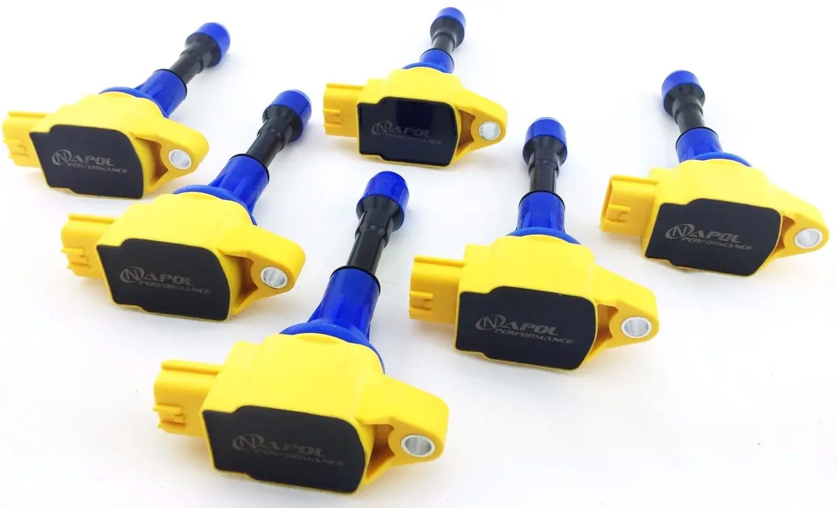 08-16 Gt-R Ignition Coil Packs Set Of 6 3.8L Gtr R35 Gtr Vr38dett 3.8 Twin Turbo 1