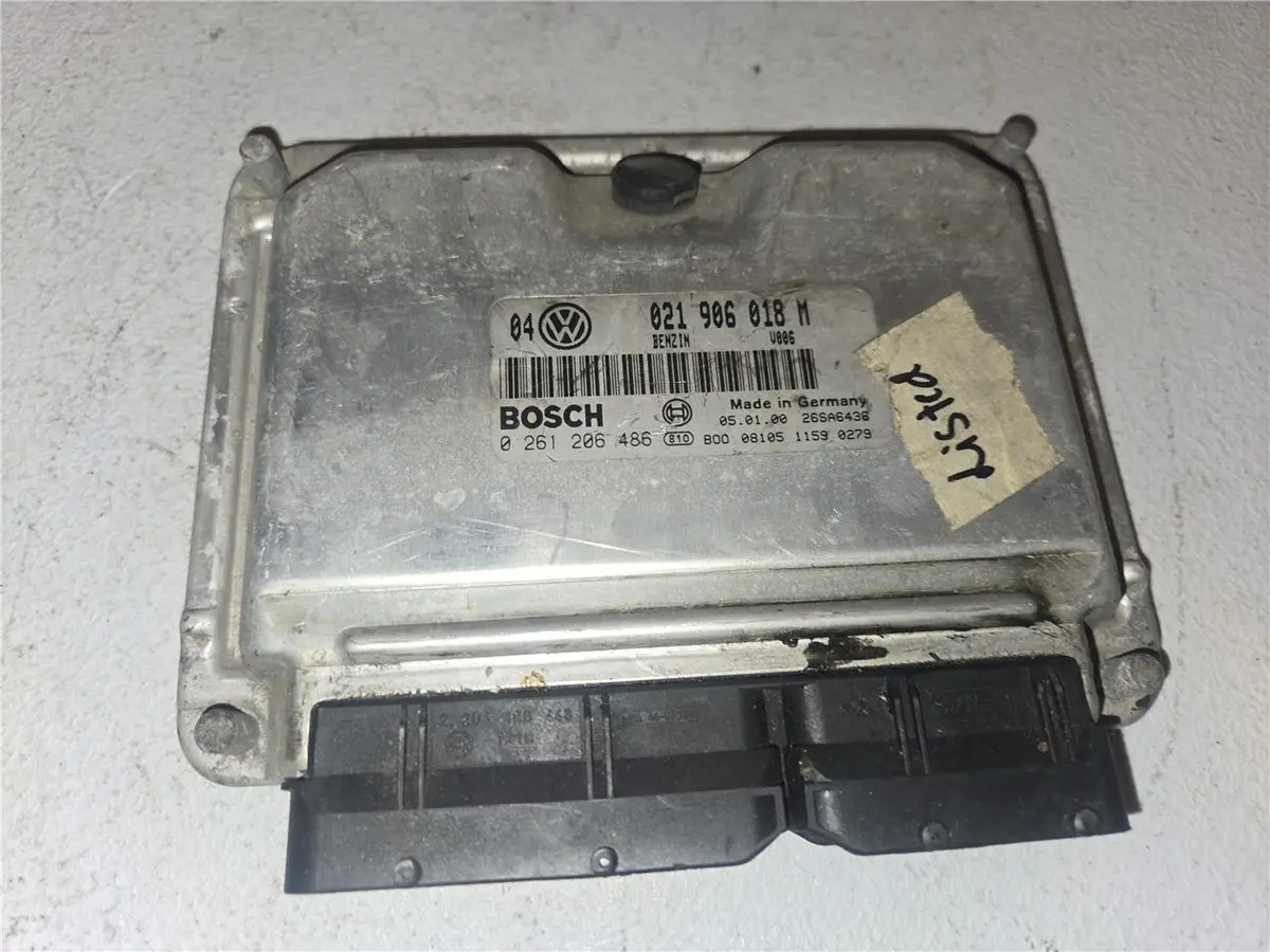 1999-2001 Volkswagen Jetta Golf Gti 2.8L Vr6 M/T Engine Computer 021906018M Oem 1