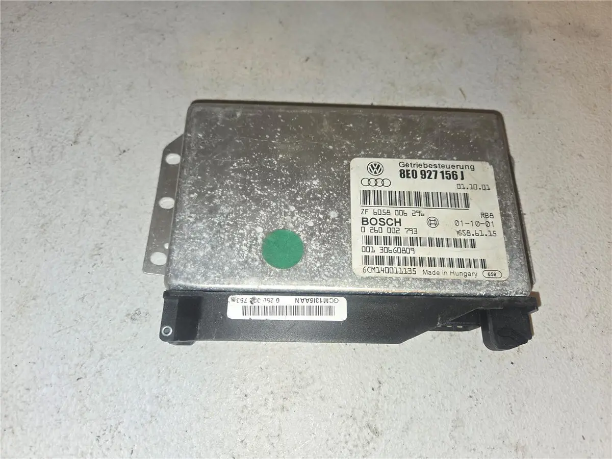 2002 - 2006 Audi A4 Transmission Control Module Unit Tcm Tcu 8E0 927 156 J Oem 1