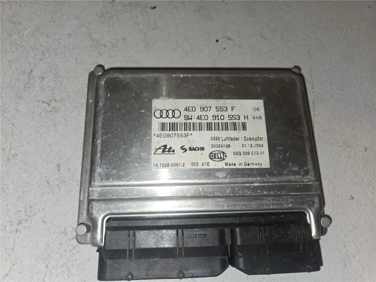 2002 - 2009 Audi A8 4.0 Air Suspension Level Control Module 4E0 907 553 F Oem 1