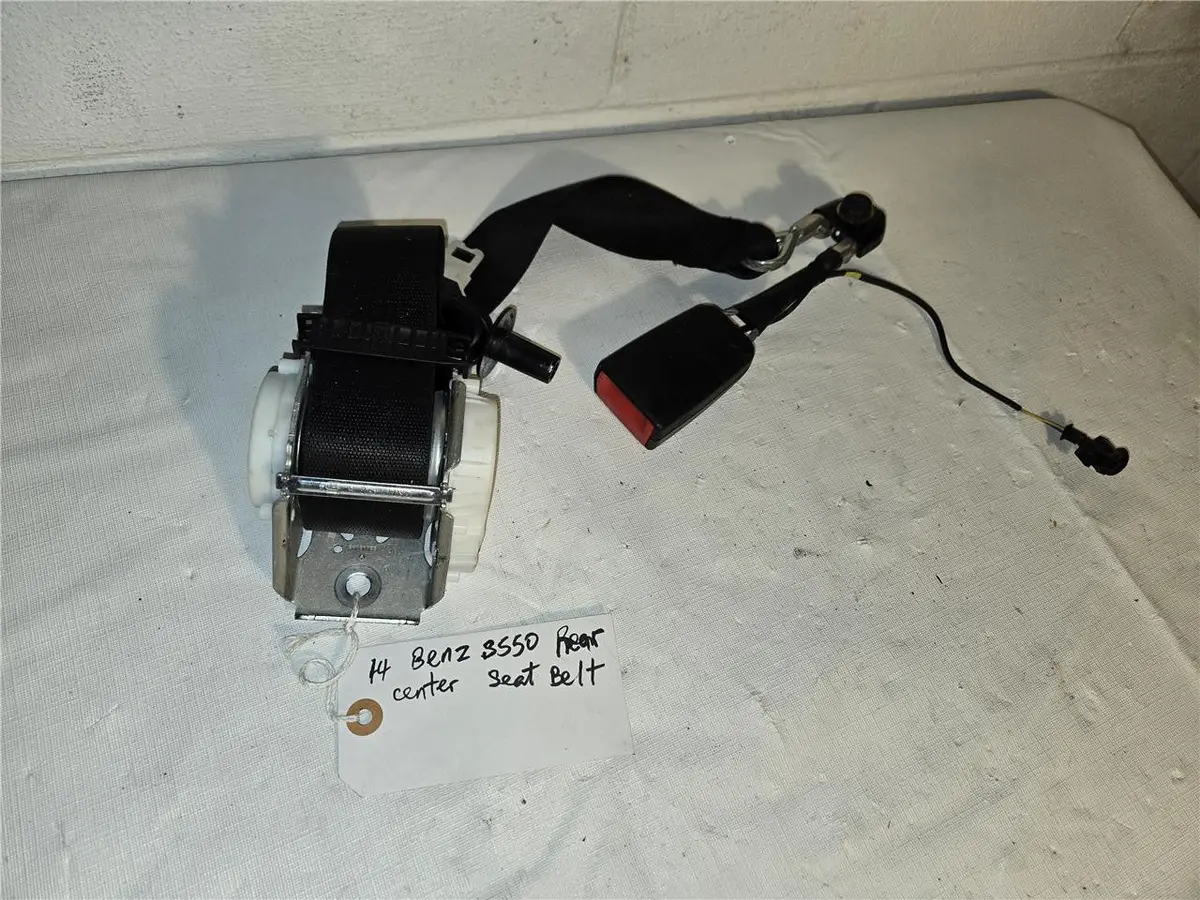 2014 Mercedes-Benz S550 Rear Center Seat Belt Oem 1