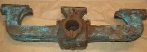 Intake Manifold ,Ohc6 1 Bbl,Used 68 69 Firebird Tempest 1