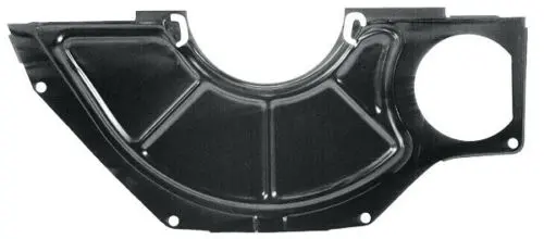 Flywheel Dust Cover, Mt, 10.5"  65-77 Chevy Sm Blk & 6Cyl 1