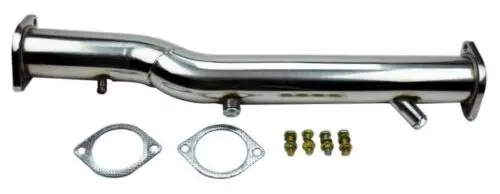 3" Catless Test Pipe Exhaust Decat Kit For 08-14 Lancer Evo 10 Evolution X 2.0L 1