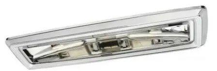 Dome Light Housing, 2X8" Reflector, New, Chrome 1