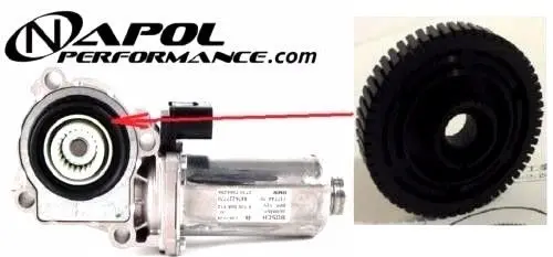 Bmw E53 X5 / E83 X3 / E71 X6 Transfer Case Motor Gear Reinforced Replacment 1