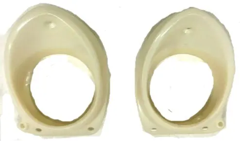 Dash Ac Vent Bezels ,New Pair 64 65 Chevelle 1