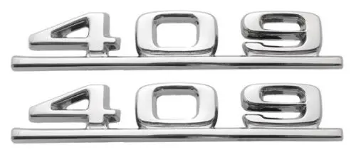 Fender Emblem, (409) New, Pair, 62-63 Impala 1