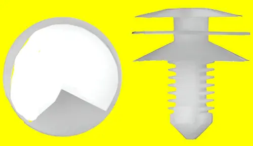 Plastic Panel Clip , Plastic 3 Rings Each 71-88 1
