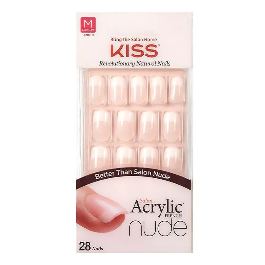 Salon Acrylic Nude Nails Cashmere - Kiss 1