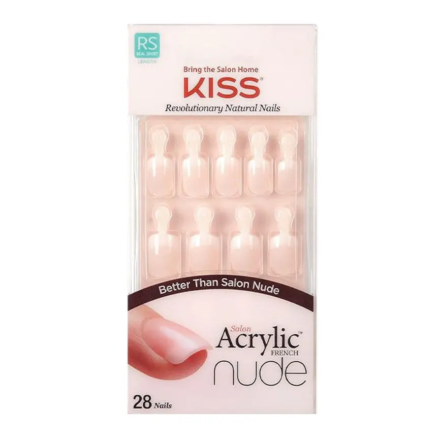 Salon Acrylic Nude Nails - Kiss 1