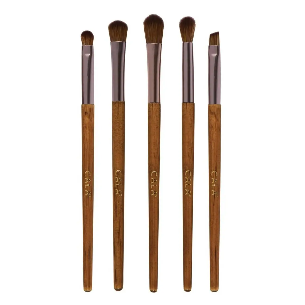 Set De Brochas Bamboo Para Ojos - Cala 1