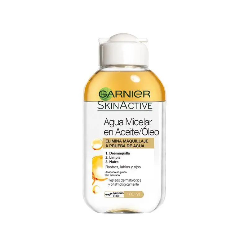 Skin Active Agua Micelar Desmaquillante Bifasica En Aceite 100Ml - Garnier 1