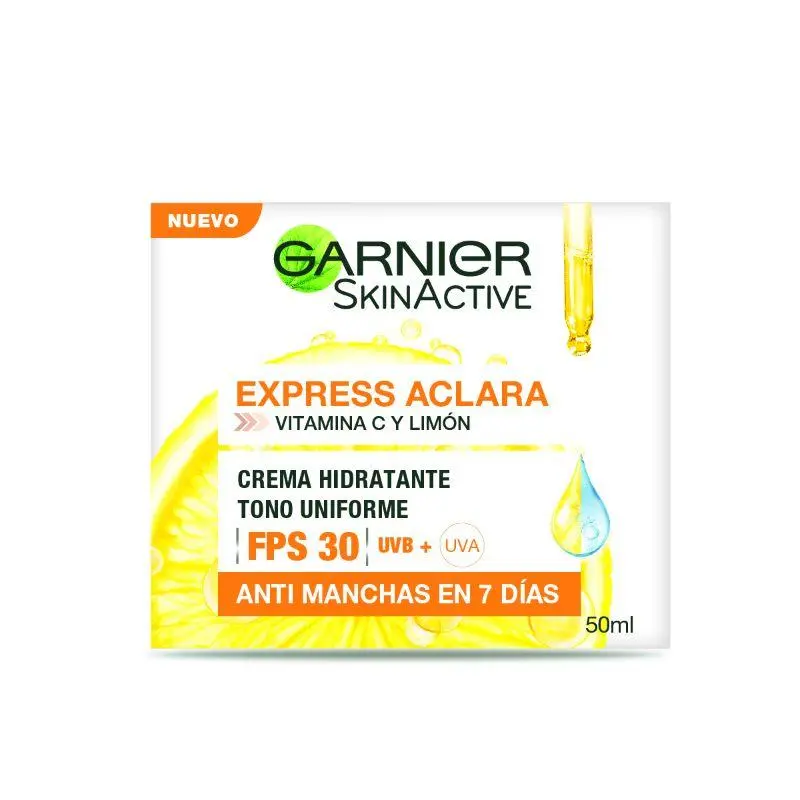 Skin Active Face Express Aclara Crema Fps30-Garnier 1