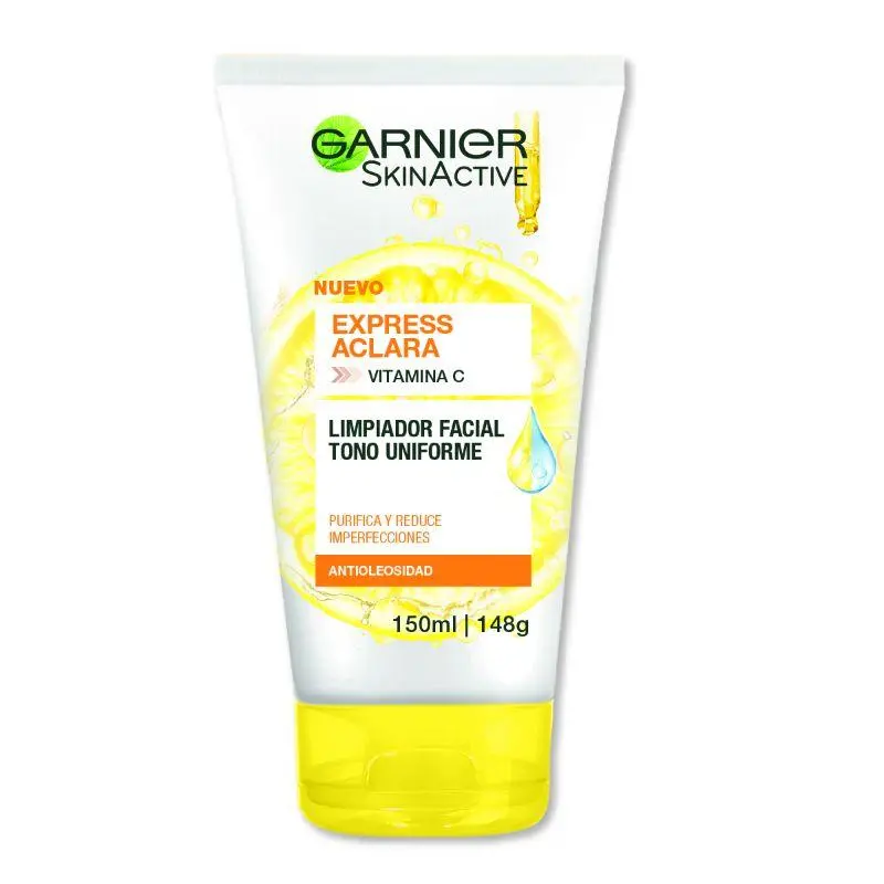 Skin Active Gel De Limpieza Express Aclara Con Vitamina C - Garnier 1