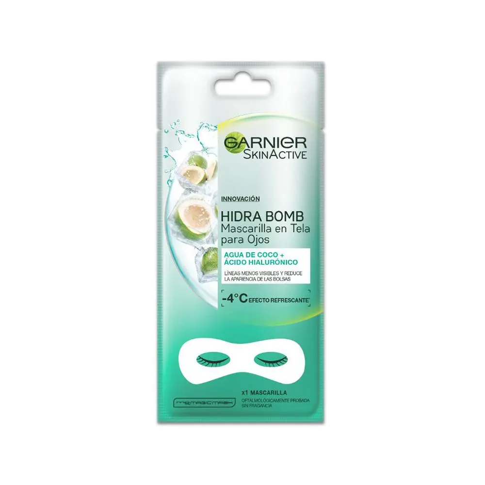 Mascarilla Para Ojos Anti Ojeras Coco Skin Active Hidra Bomb - Garnier 1