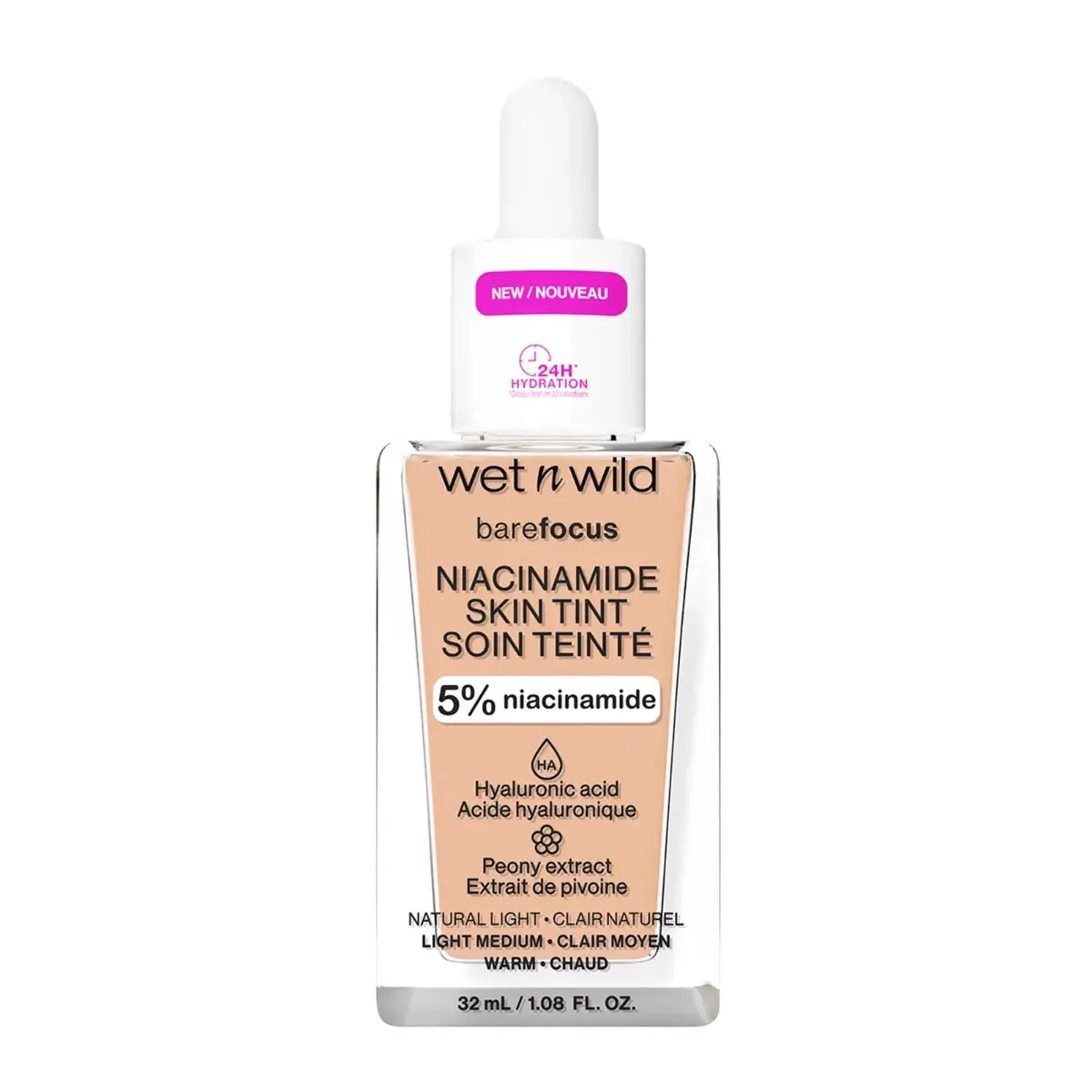 Base De Maquillaje Bare Focus Niacinamide Skin Tint - Wet N Wild 1