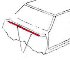 Hood To Cowl Seal ,New Rubber 68-72 A-Body 2