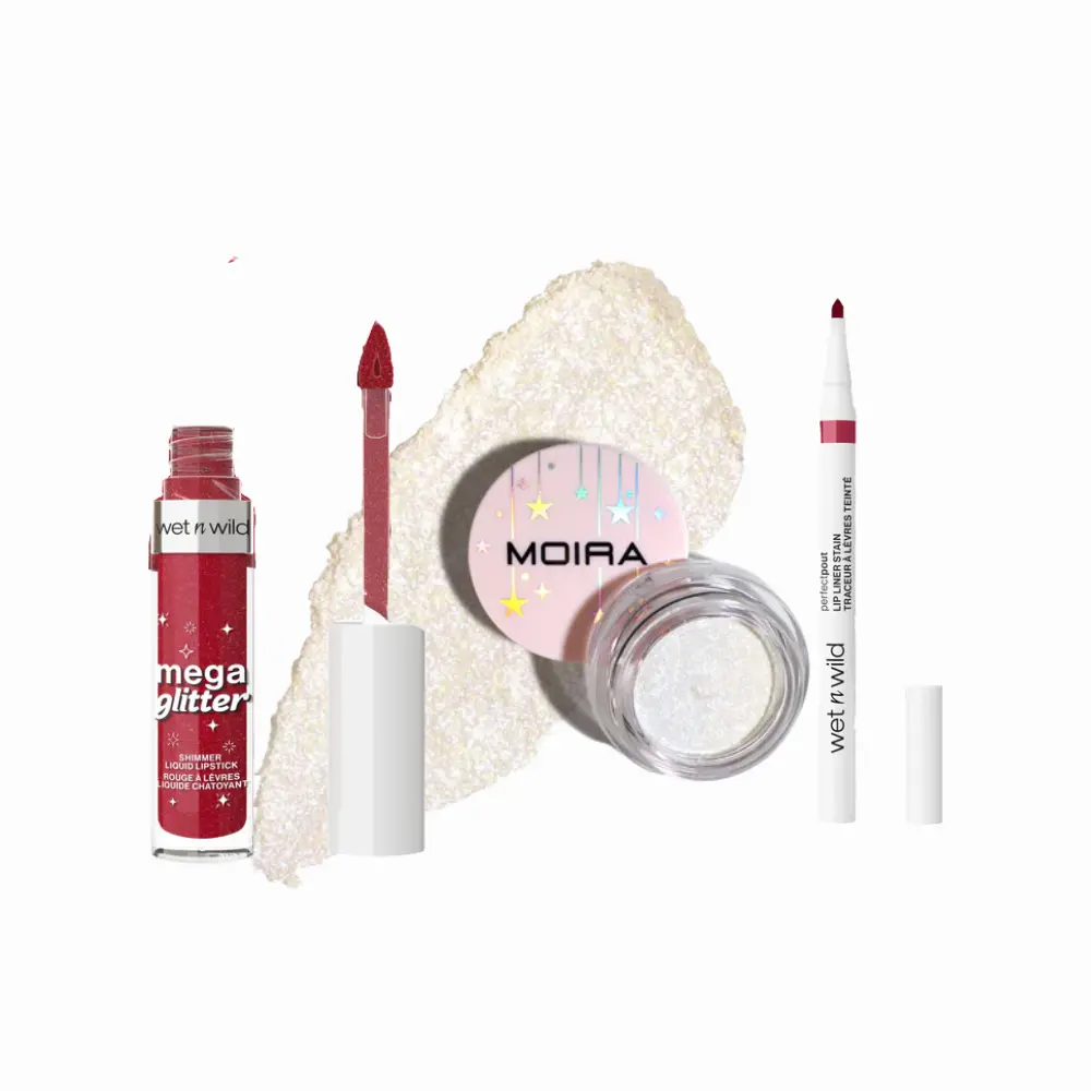 Red In Glitter, Kit De Maquillaje 1