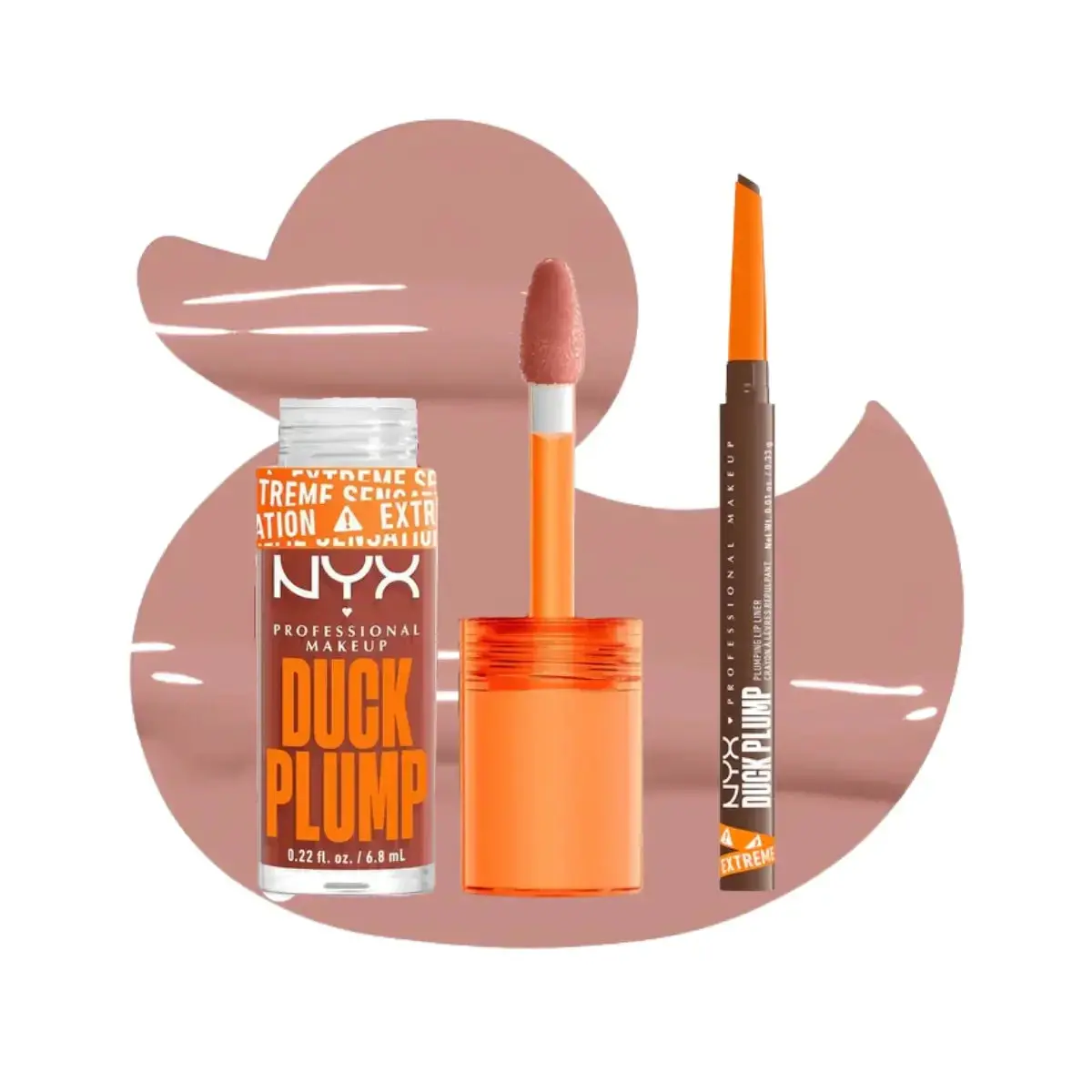 Dúo Duck Plump Syrng Siena - Nyx Professional Makeup 1