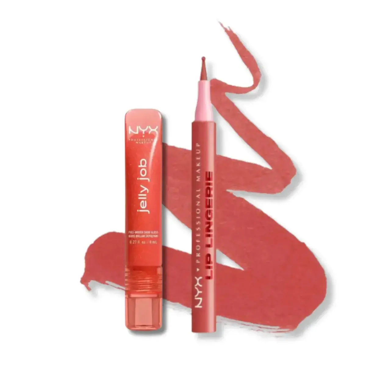 Dúo Lip Lingerie + Jelly Job Squeeze - Nyx Professional Makeup 1