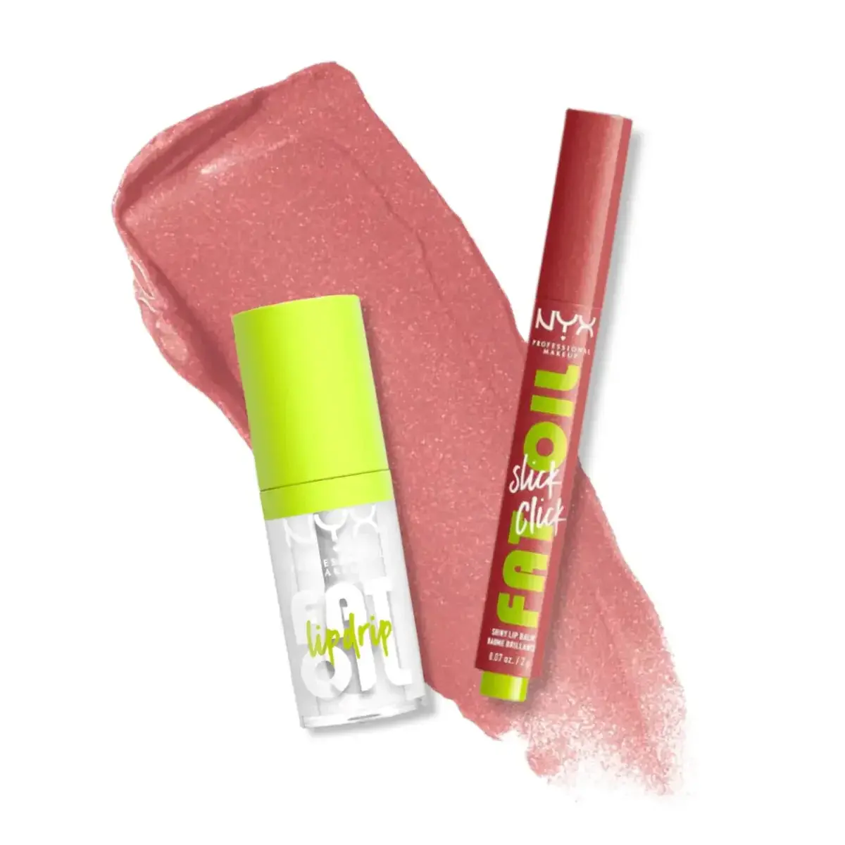 Dúo Bálsamo + Lip Gloss Fat Oil My Main - Nyx Professional Makeup 1