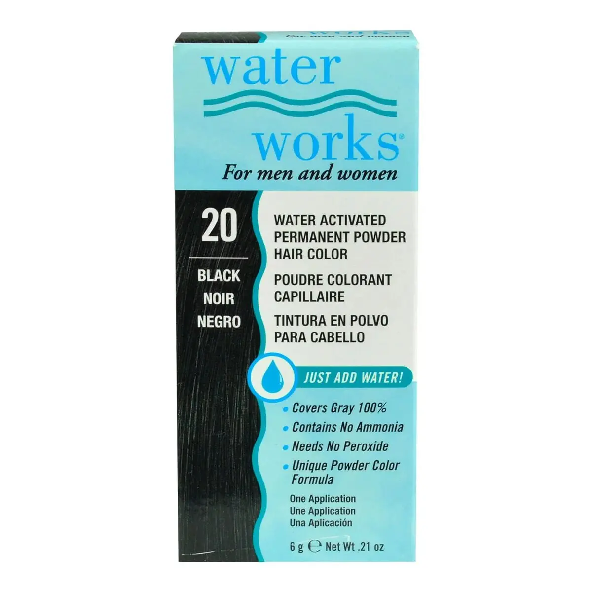 Tinte Permanente En Polvo 20 Black Outlet - Water Works 1