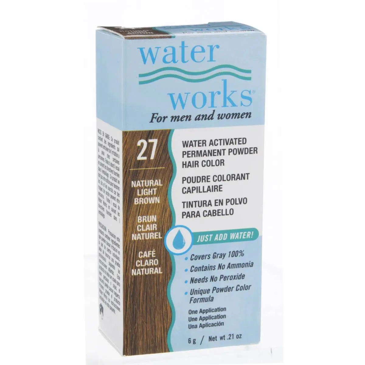 Tinte Permanente En Polvo 27 Natural Light Brown Outlet- Water Works 1