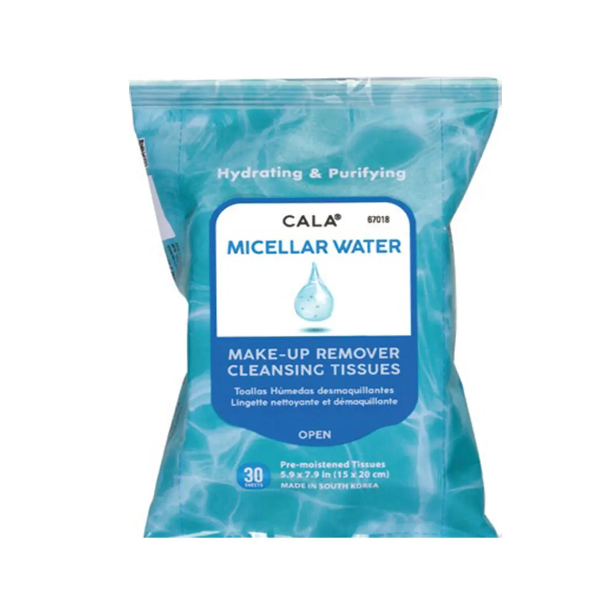 Toallitas Desmaquillantes De Agua Micelar - Cala 1