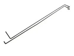 Trunk Lid Rods, New Pair 66 67 Gto Chevelle Skylark 1