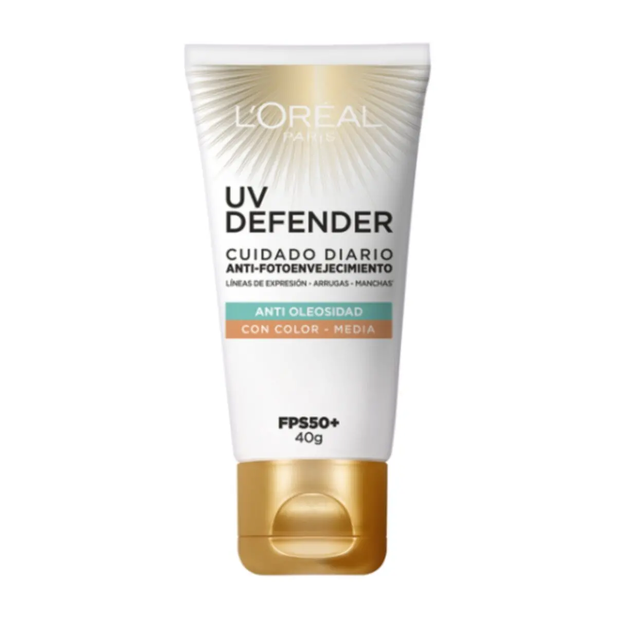 Uv Defender Anti Fotoenvejecimiento Anti Brillo Fps 50+ Tono Medio - Loreal Dermo Expertise 1