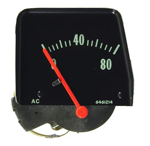 Console Oil Gauge, Black, New, 68-75 Nova, 74 Gto 1