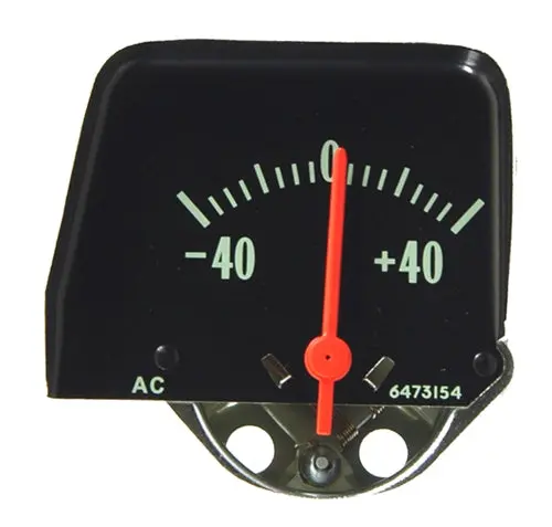 Ammeter Gauge, Black, New, 68-74 Nova, 74 Gto 1